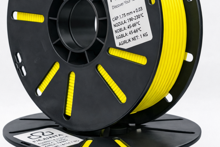 Filenta Açık Sarı Pla Premium Filament 1.75mm 1 Kg 3D Filament