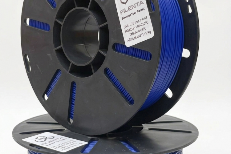 Filenta Sedefli Mavi Pla Premium Filament 1.75mm 1 Kg 3D Filament